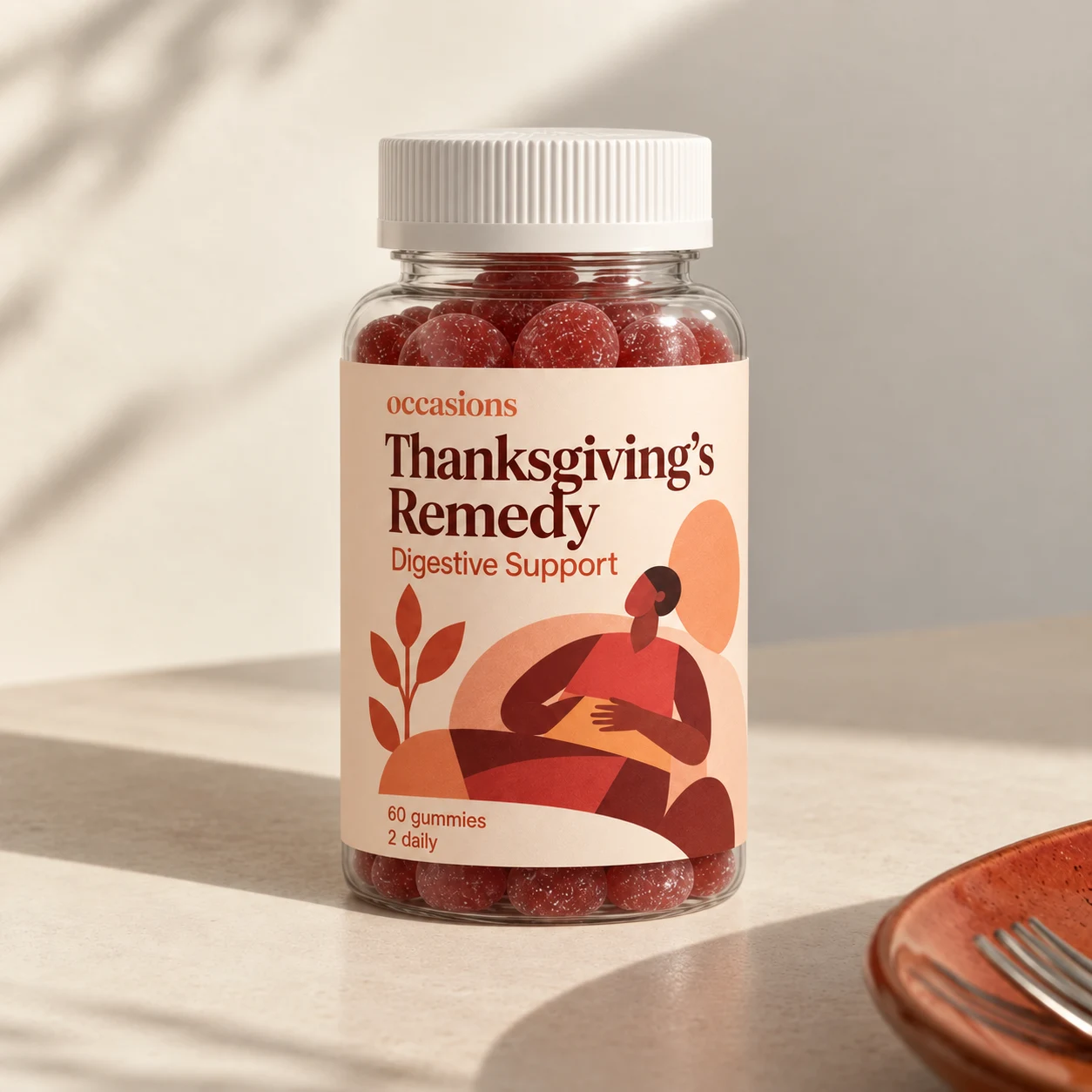 Thanksgiving’s Remedy concept packaging — Digestive Enzymes